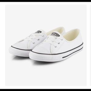 Converse Chuck Taylor White Ballet Shoes Size 8.5